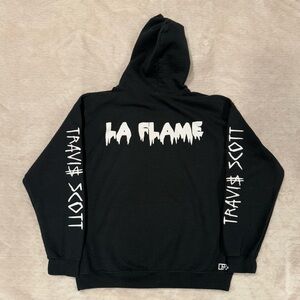 Travis Scott Hoodie “La Flame Never Dies” Black Size L